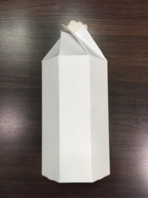 多角立式盒型，結構打樣實拍
